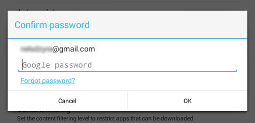 Use Password To Restrict Purchases