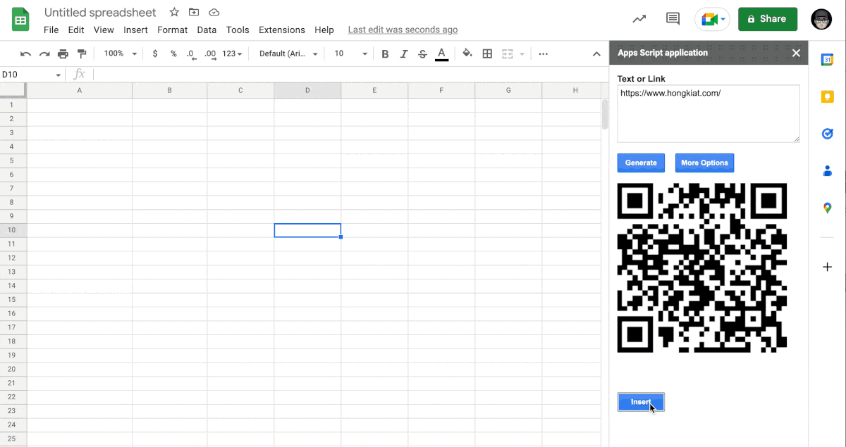 How To Make A Qr Code For Your Products Using A Google Sheet?