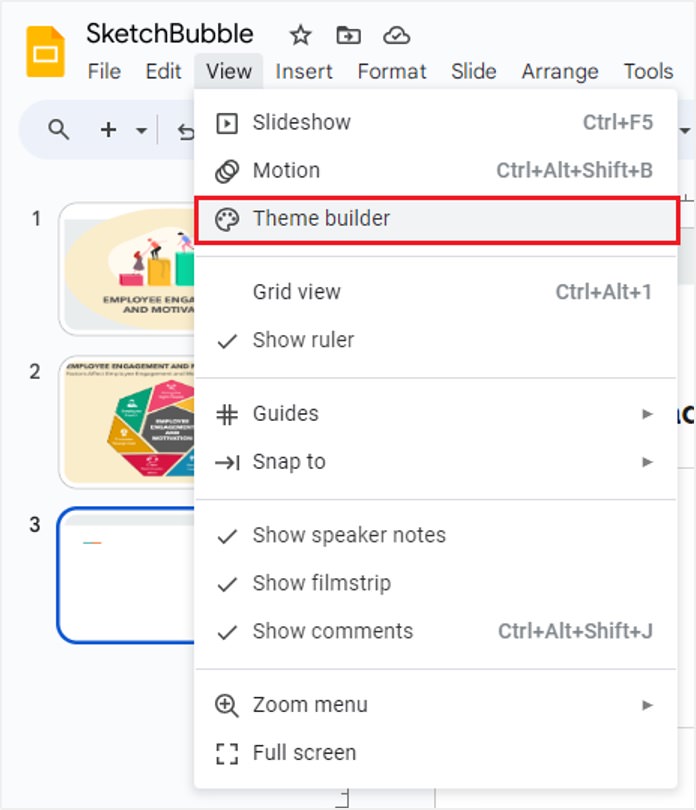 slide master google slides