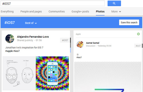 Google+ Search