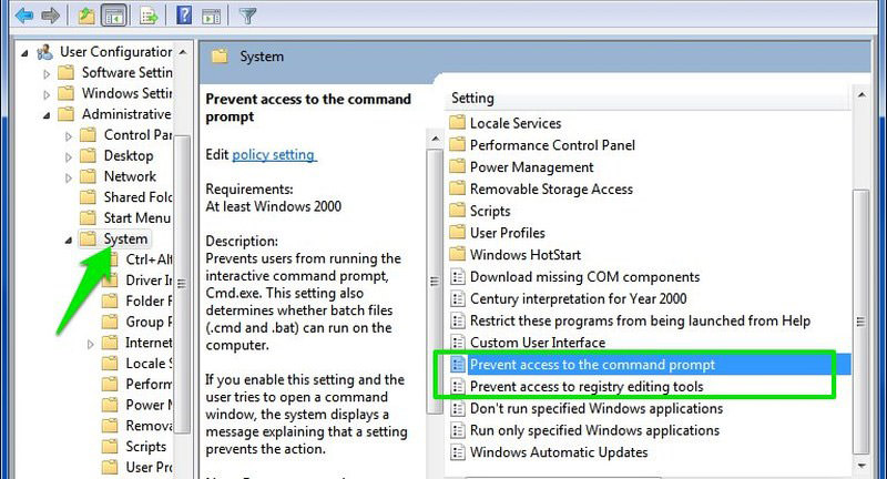 win 7 registry repair command prompt