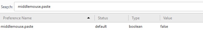Paste On Middle Click setting