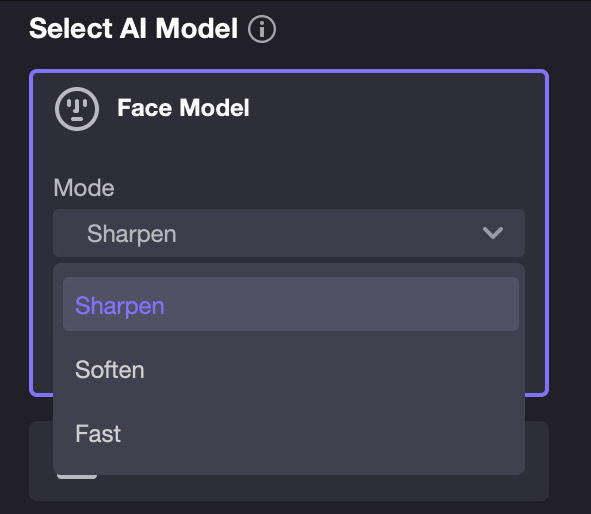 Face Model Selection