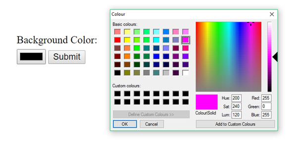 Color Validation