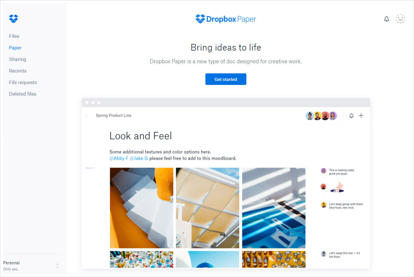 dropbox paper