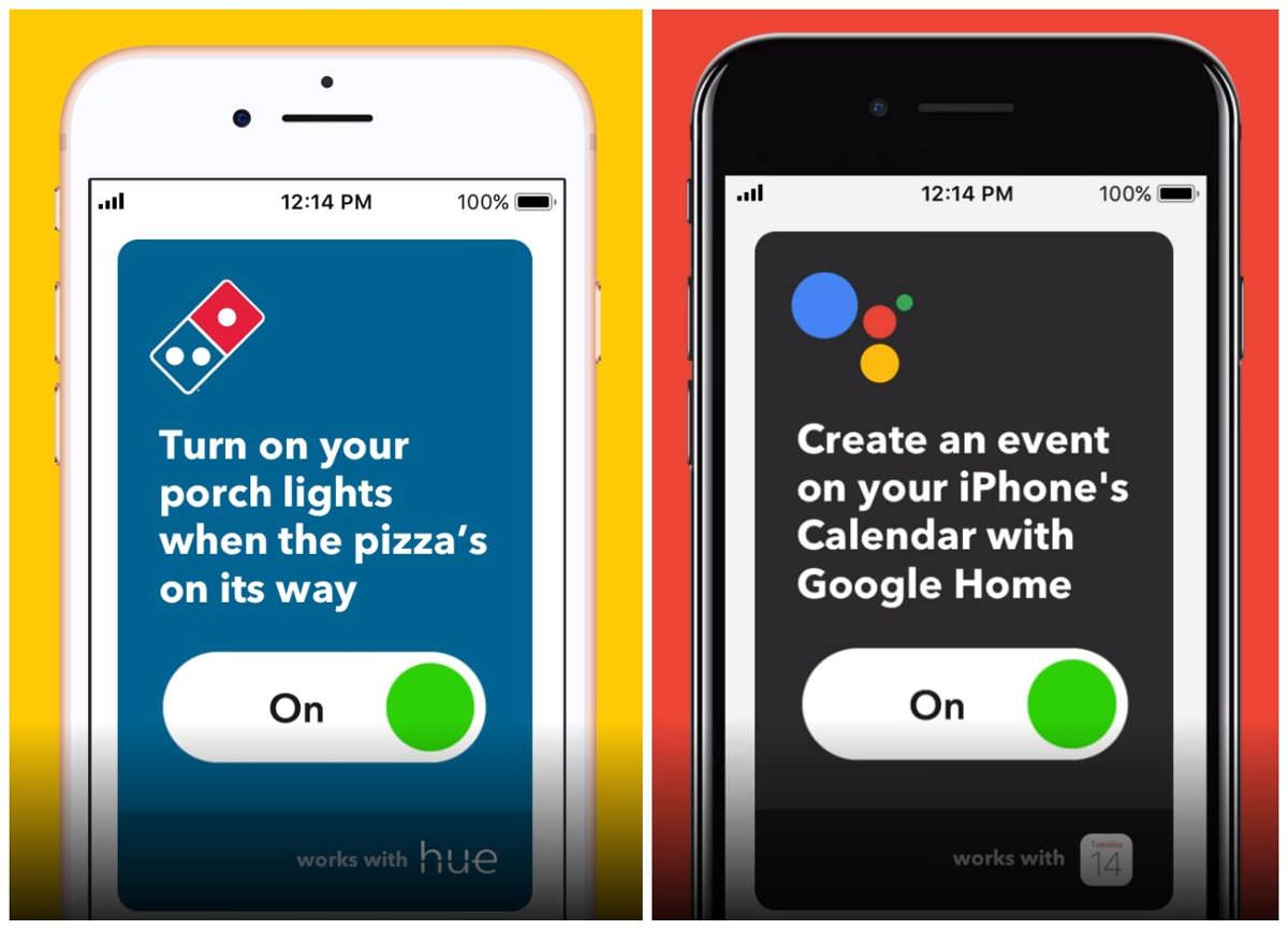 IFTTT Applets or Recipes for Android and iOS