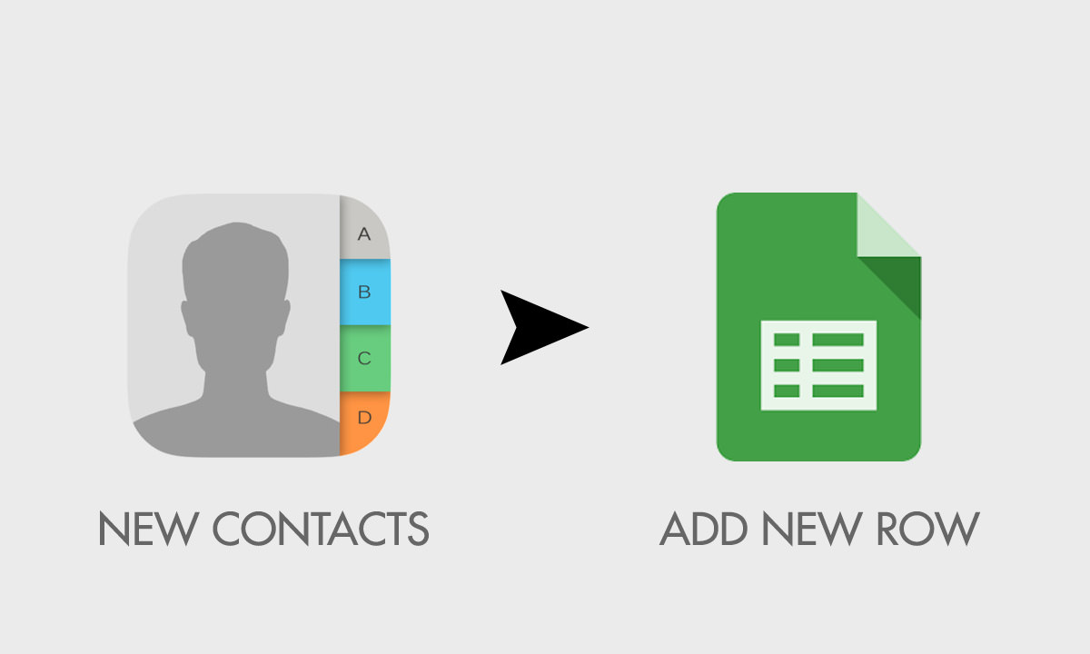 add new contacts to spreadsheet