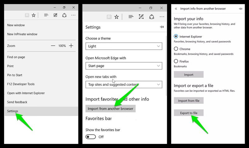 How to Import and Export Browser Bookmarks - Hongkiat