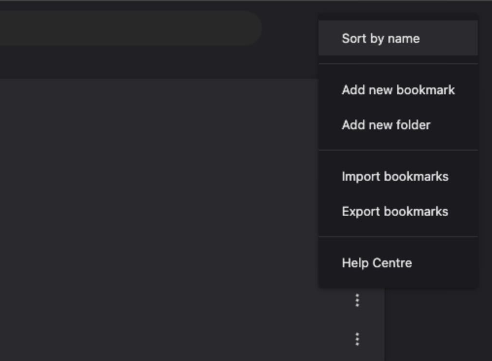 export chrome bookmarks