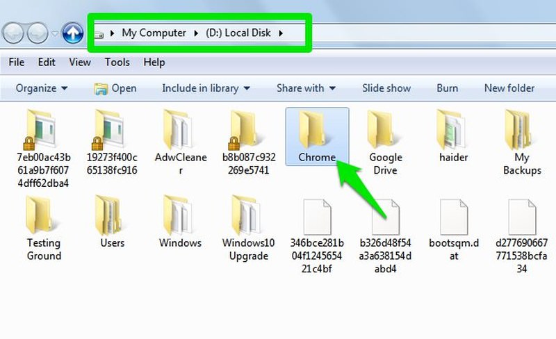 how to setup a google drive folder