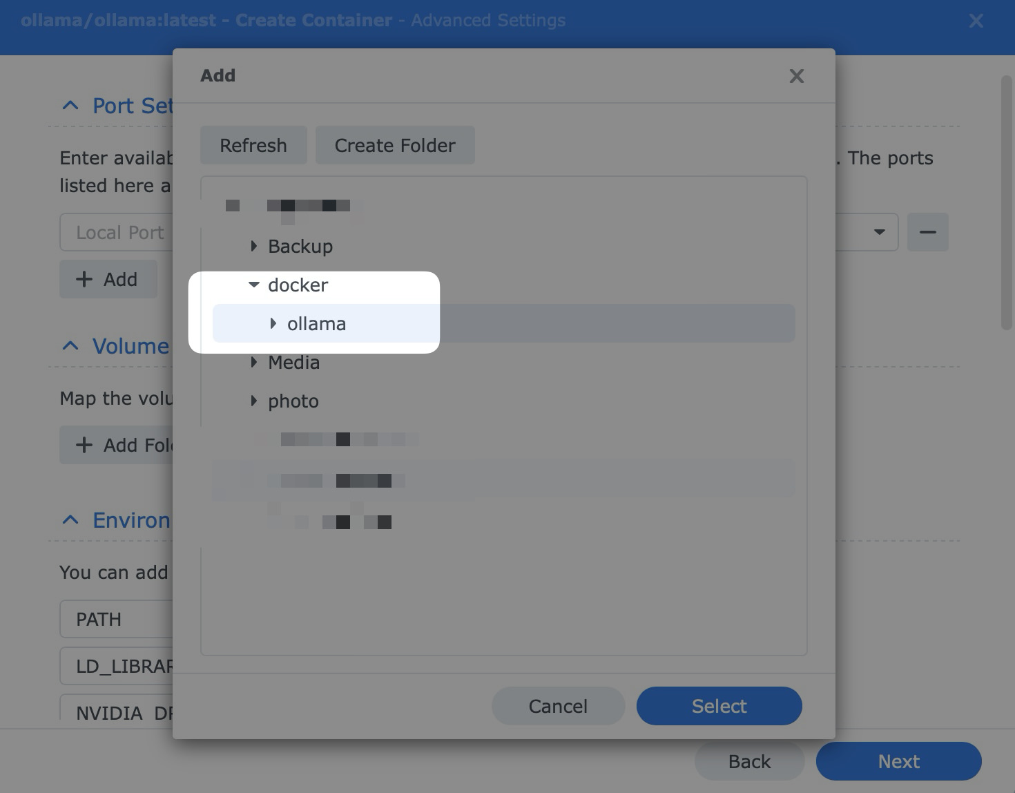 Create docker folder