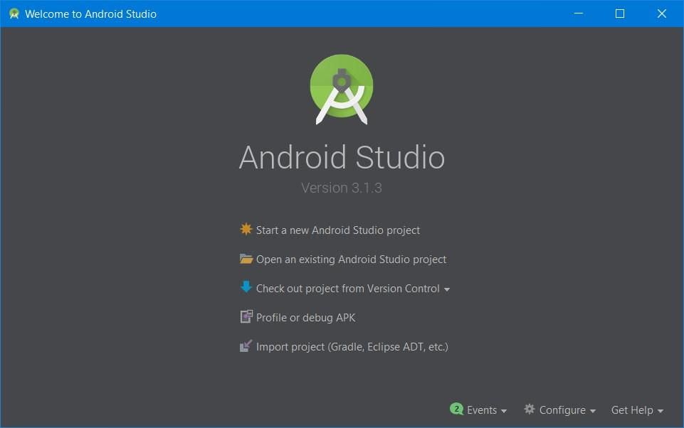 Open Android Studio