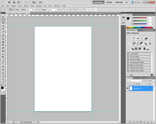 Adobe Photoshop app mockup example