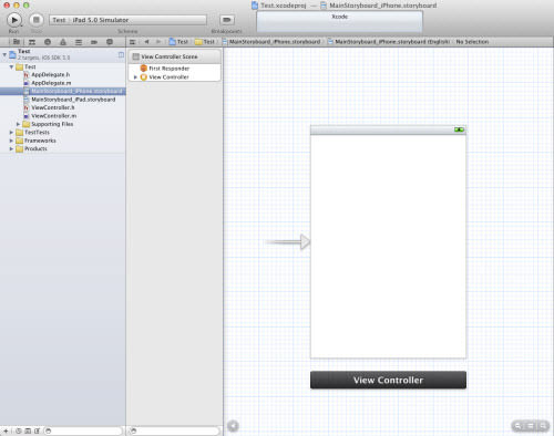 Xcode storyboard