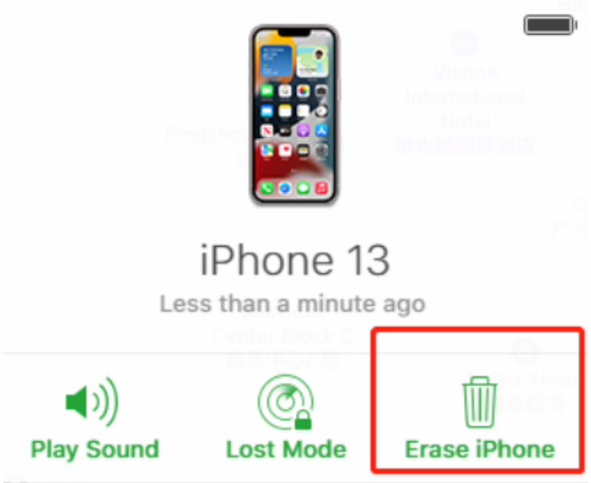 erase iPhone