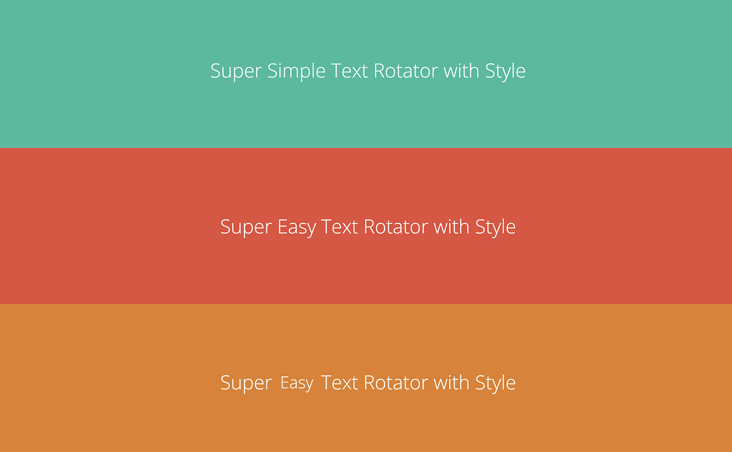 Simple Text Rotator