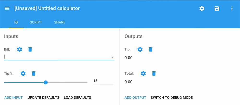 Embedded Web Calculator Using JSCalc 