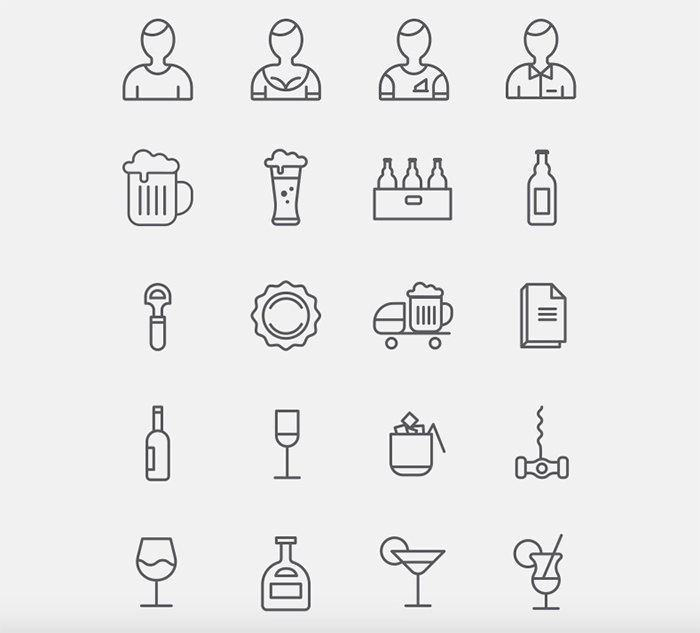 50个很棒的厨房,食物和烹饪图标集 50个很棒的厨房,食物和烹饪图标集