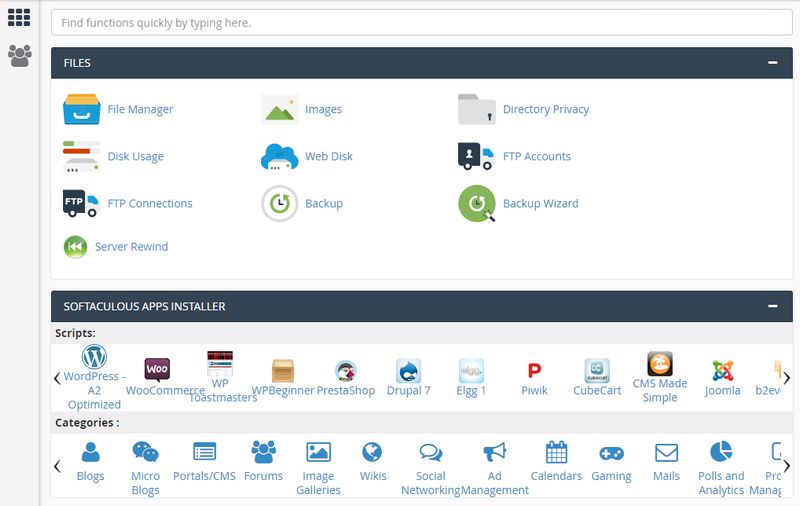 cPanel Example