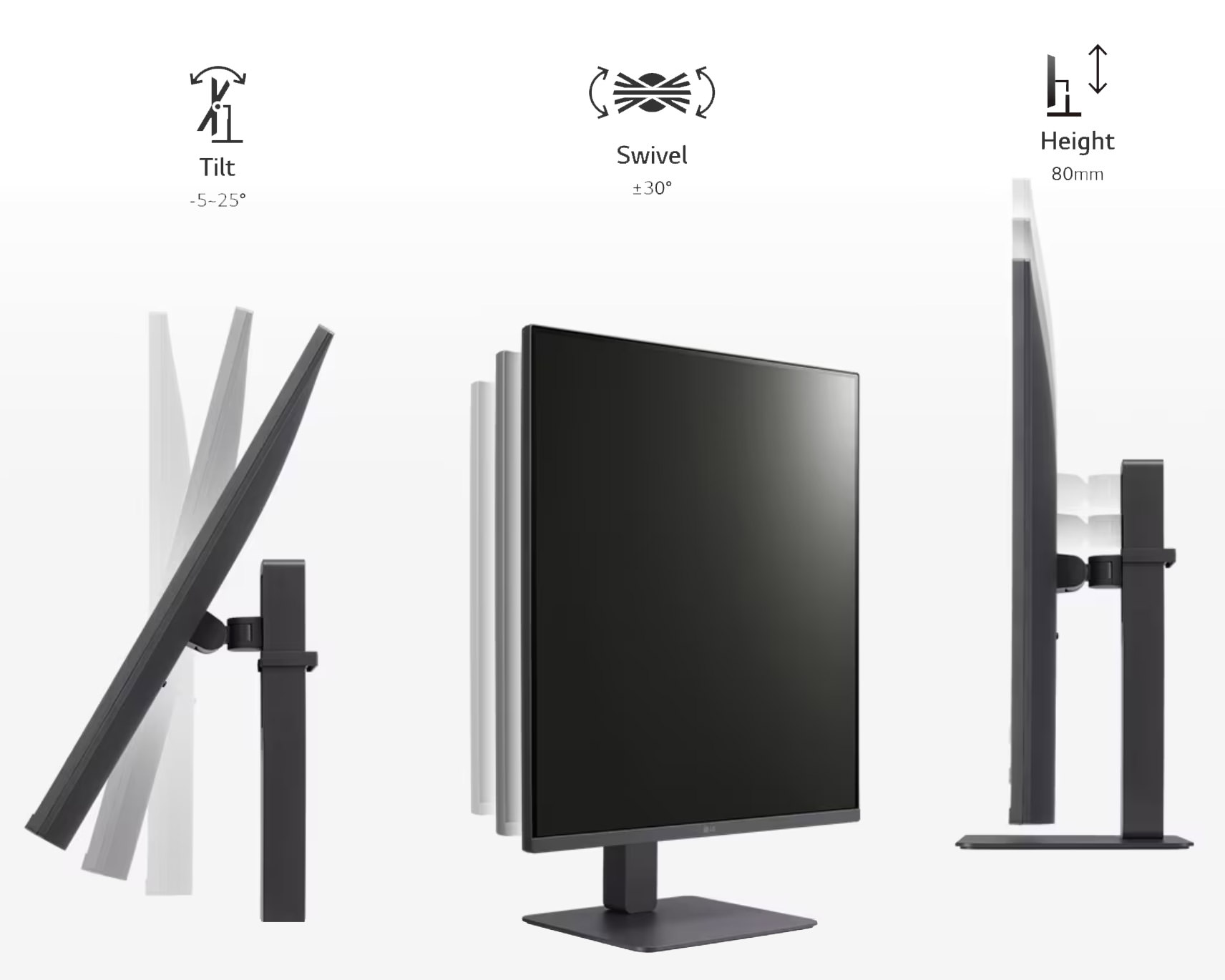 LG DualUp monitor adjustment features