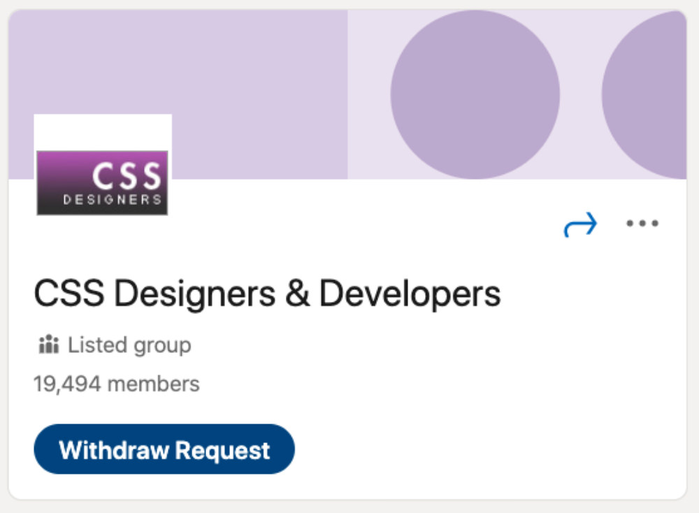 CSS Designers and Developers LinkedIn Group for designers and developers