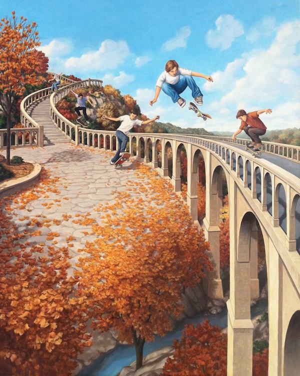 Rob Gonsalves paintings