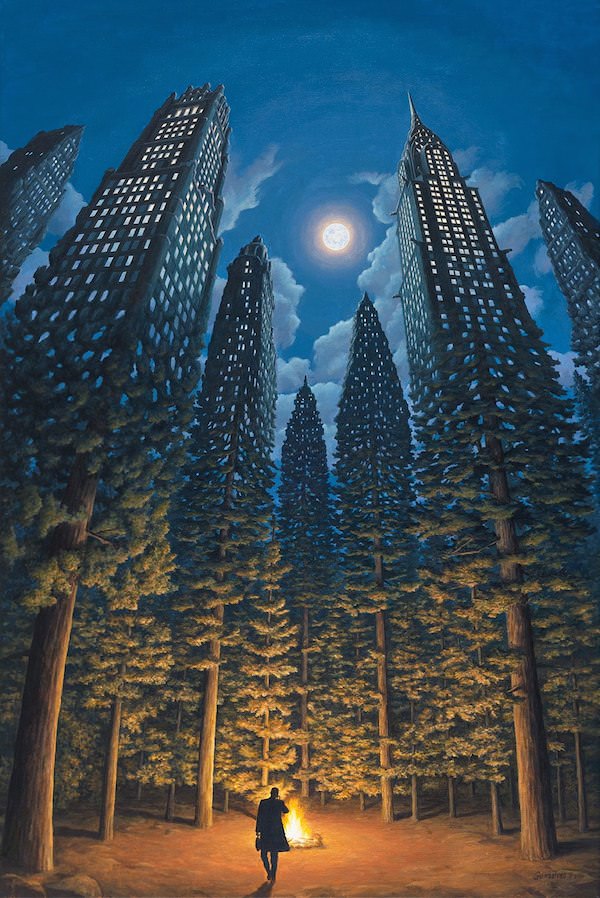 Rob Gonsalves paintings