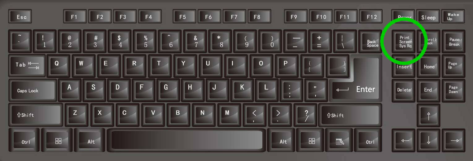 mac option key on a pc keyboard