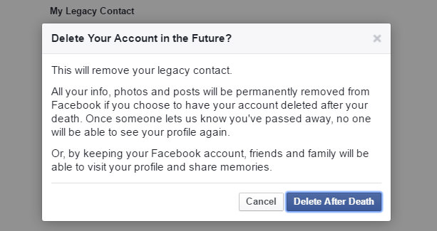 how to deactivate facebook account for deceased