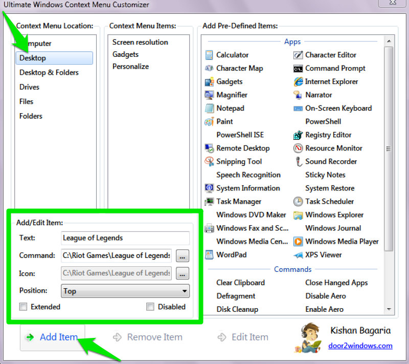 mac style context menus for windows