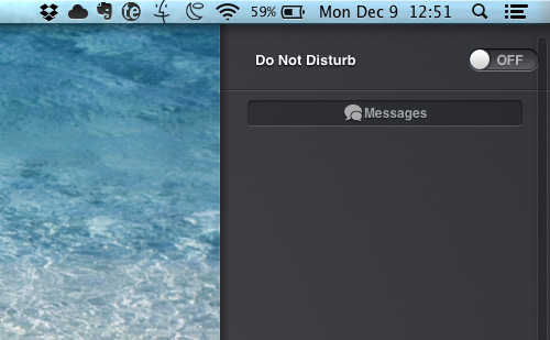 notification center