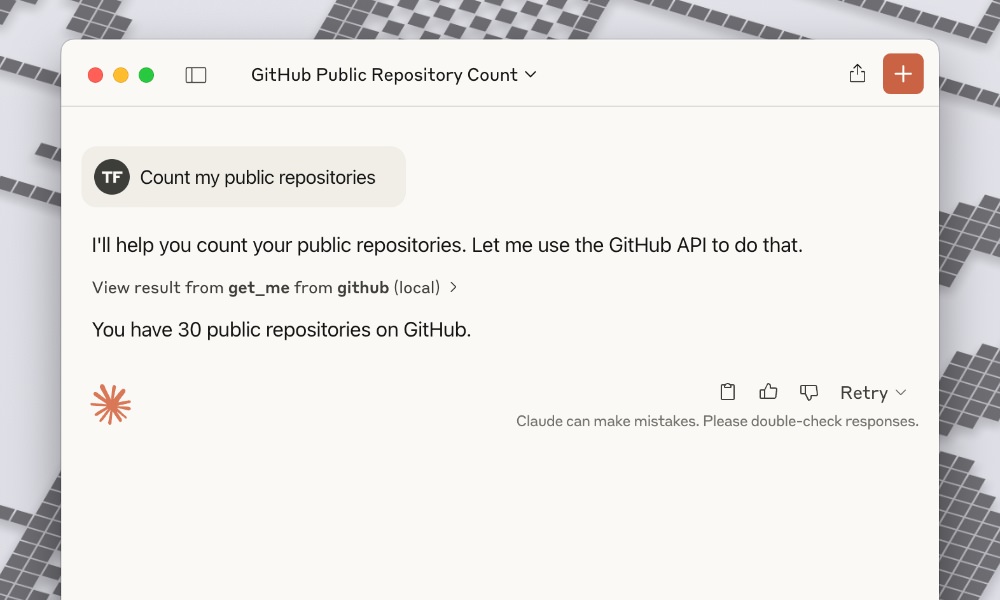 Claude counting Github repositories