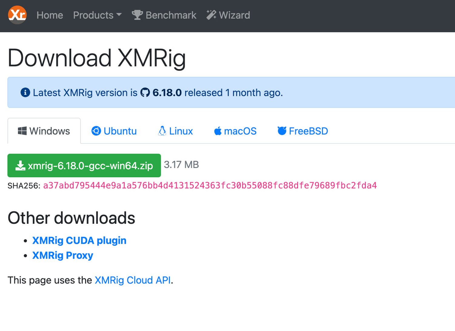 xmrig download