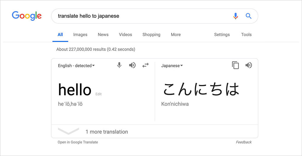 google translate