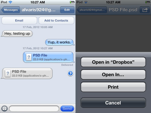 share file to any idevice