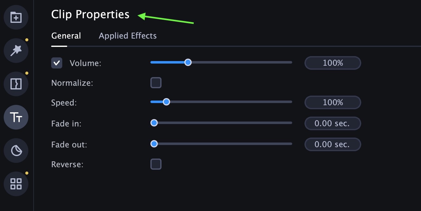 movavi video editor 14 project settings missing