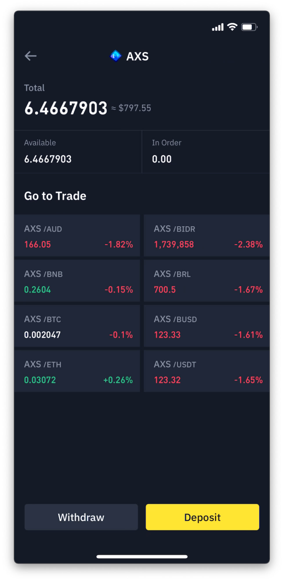 coinbase wallet to binance