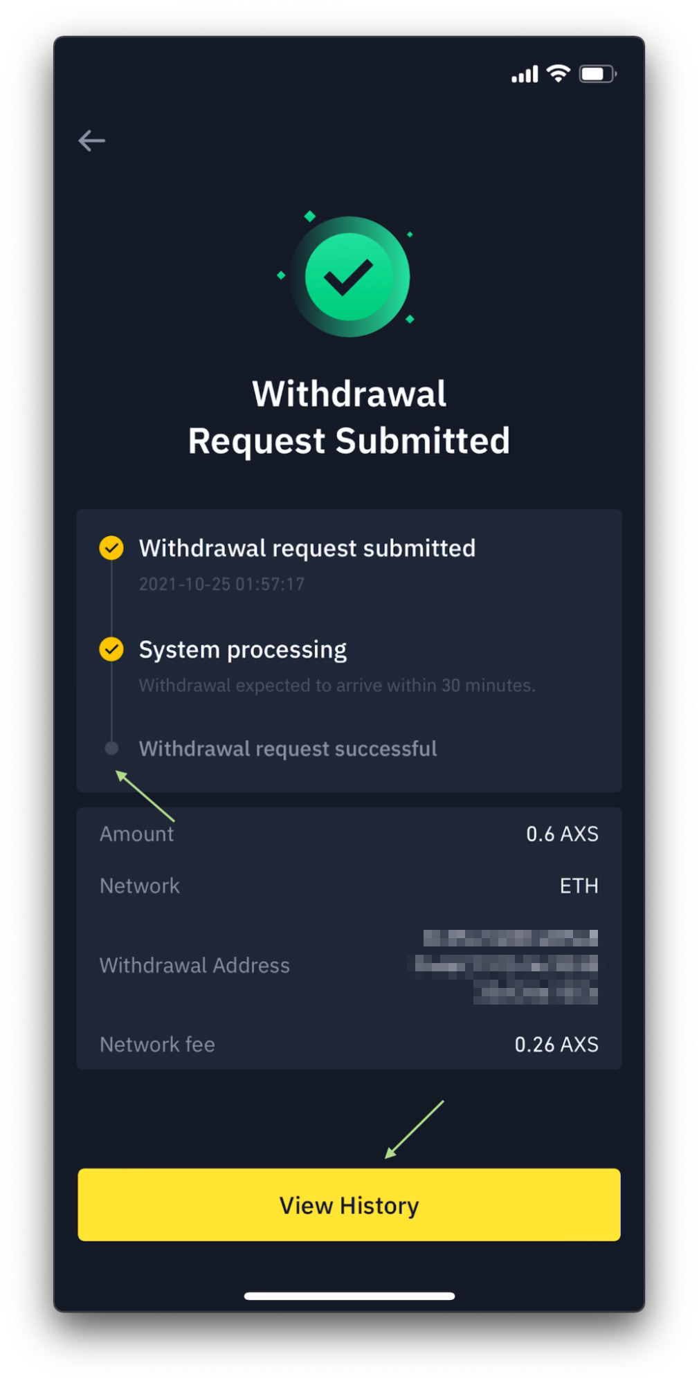 how to withdraw from binance to coinbase