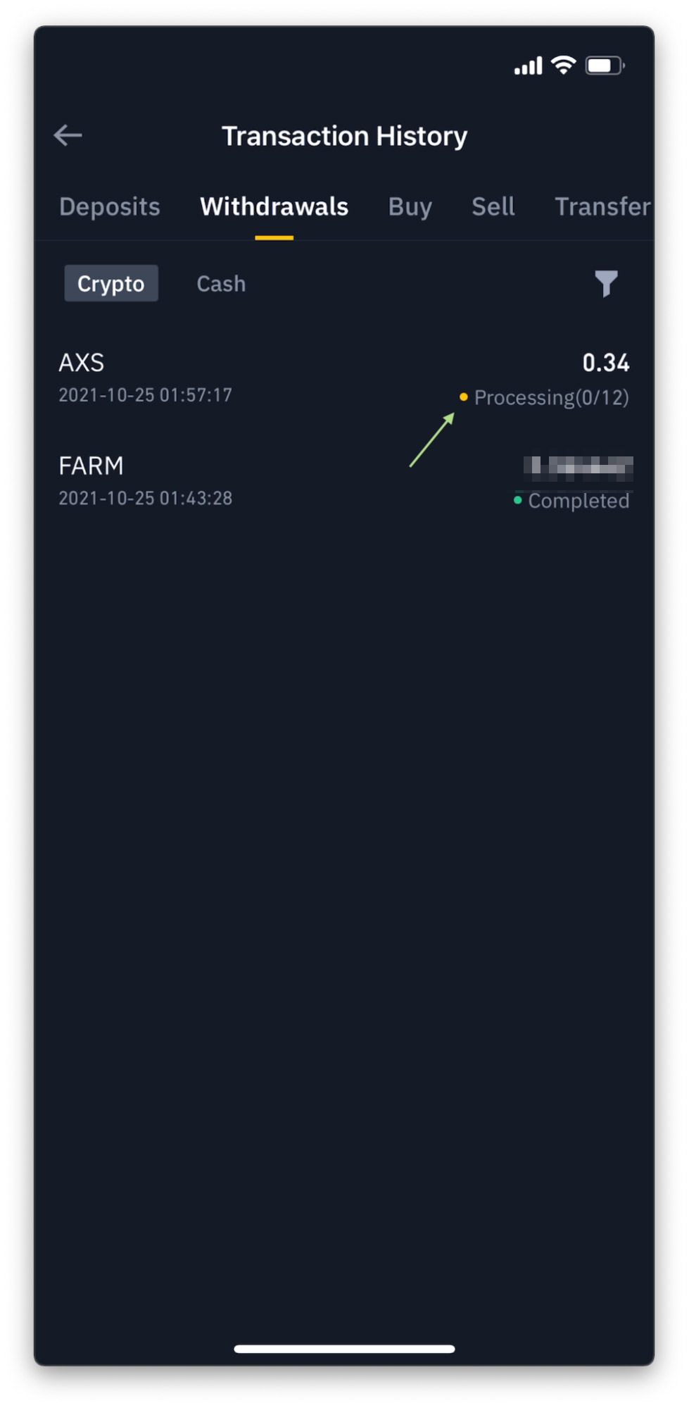 how to move coin from coinbase to binance