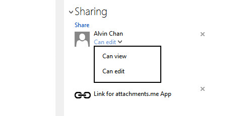 OneDrive Quick Sharing Options