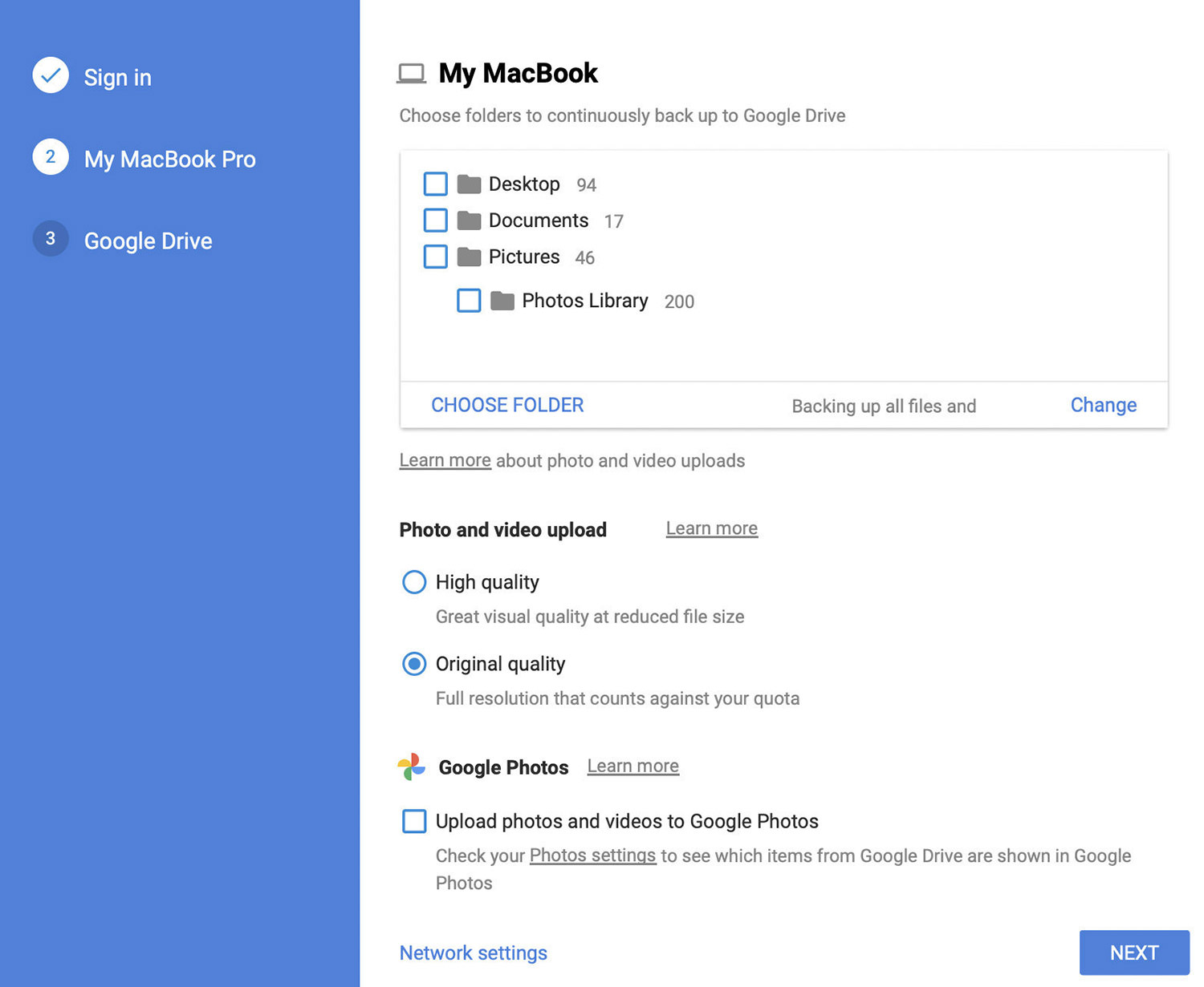 google drive multiple accounts mac