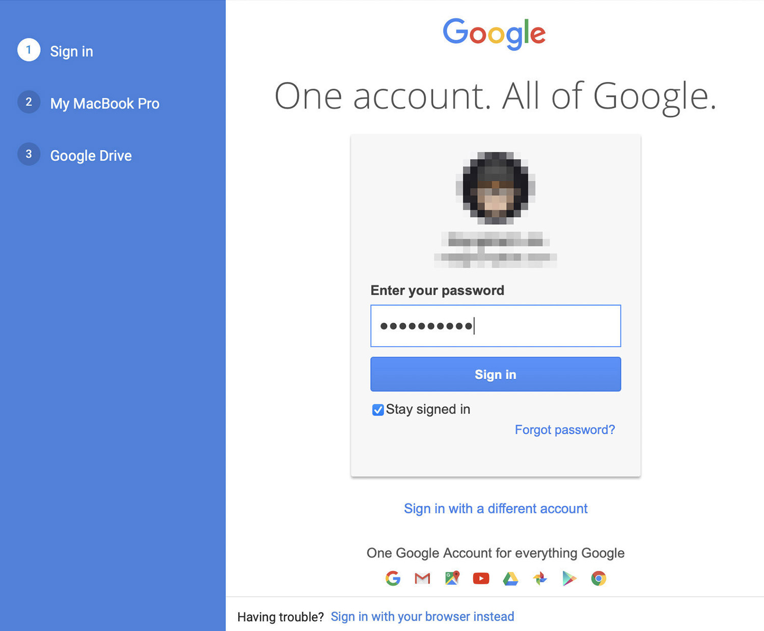 google drive for mac multiple accounts