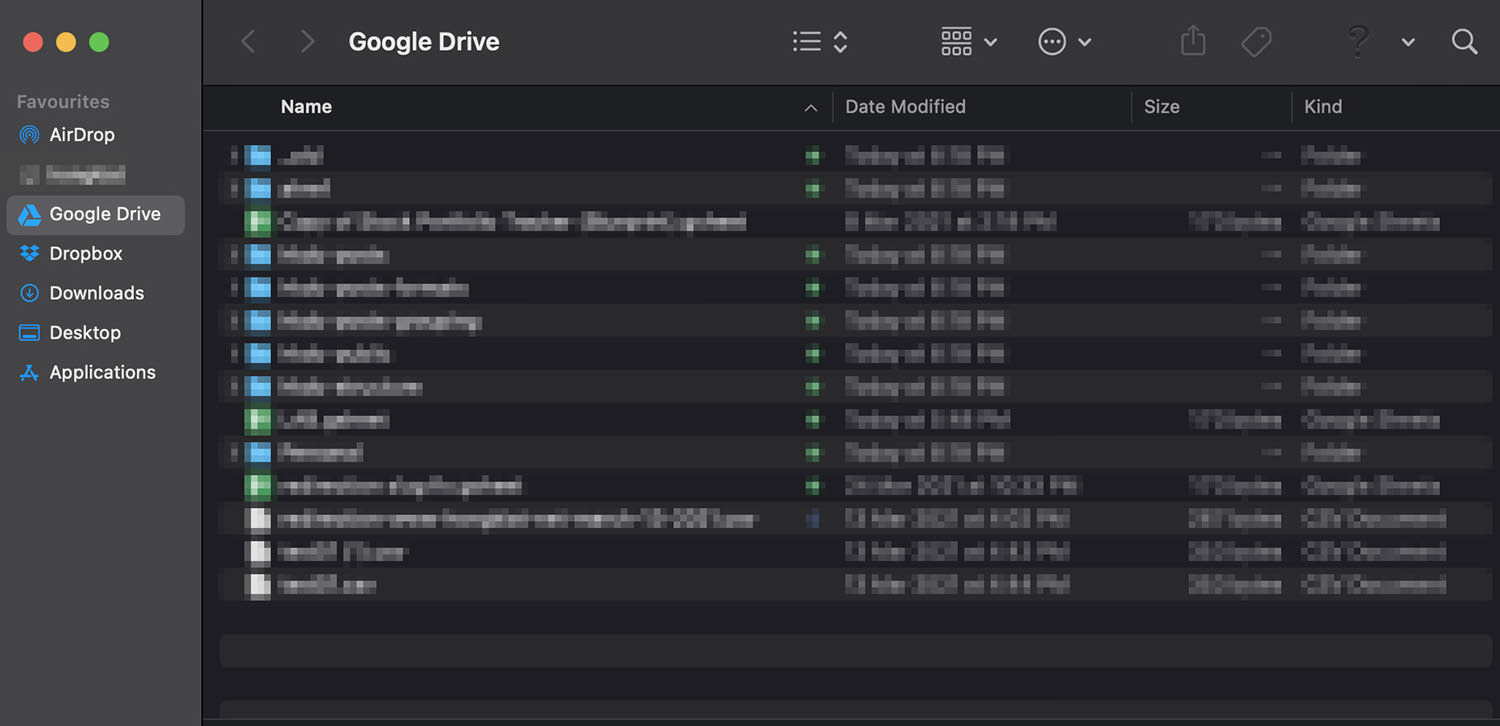 Install and set-up Google Drive client for Mac