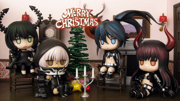 Gothic Christmas scene