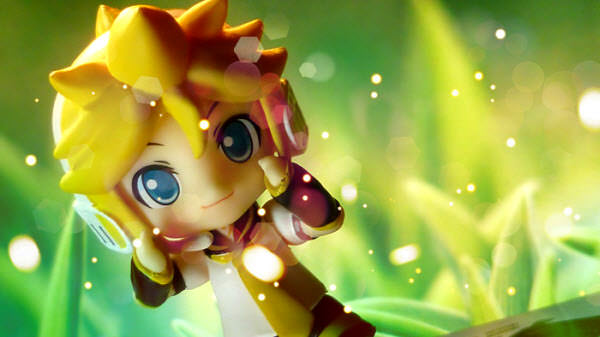 Nendoroid Reaching Out in a Vivid Scene