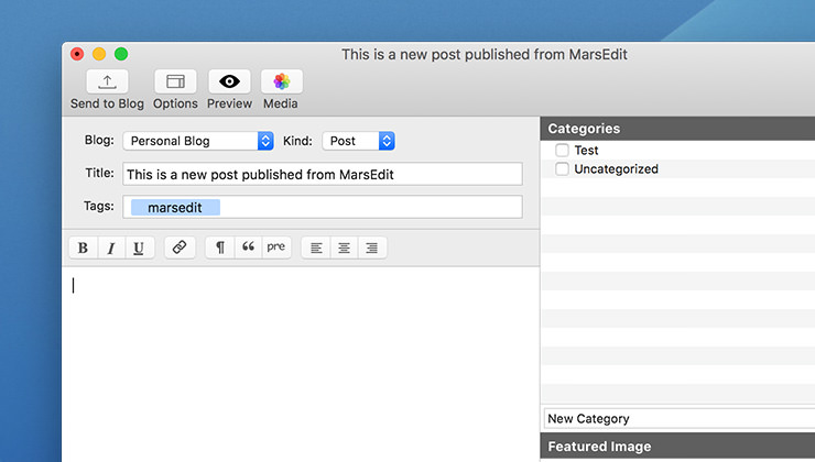 marsedit post editor