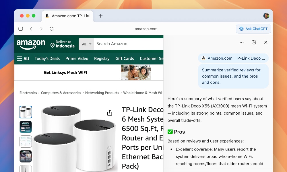 Atlas summarizing product reviews