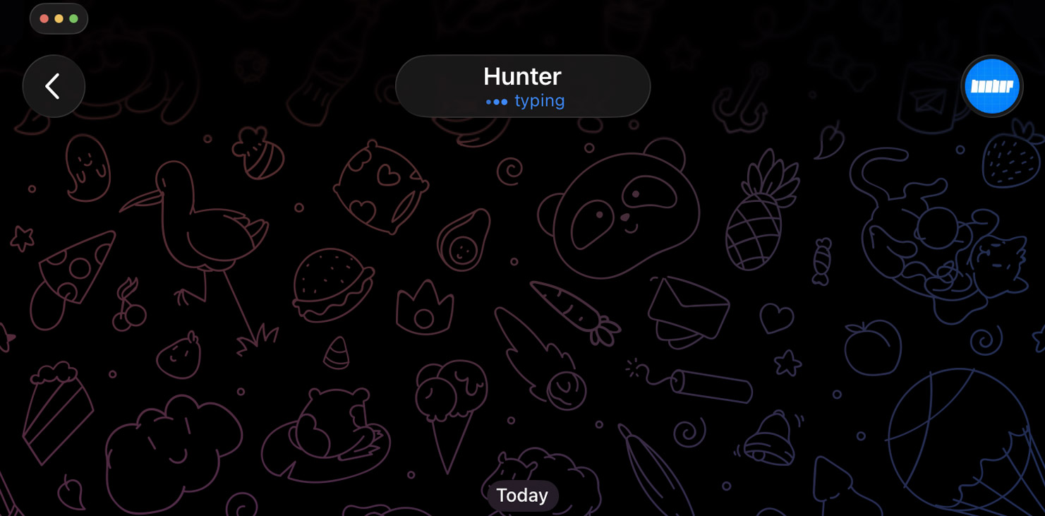 Telegram chat showing delayed bot replies
