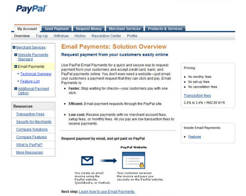 Guide to PayPal's Email Payments