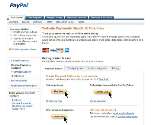 PayPal Website Payments Standard